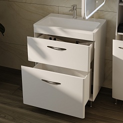 Style Line Мебель для ванной Каре 70 напольная Люкс Plus – фотография-5